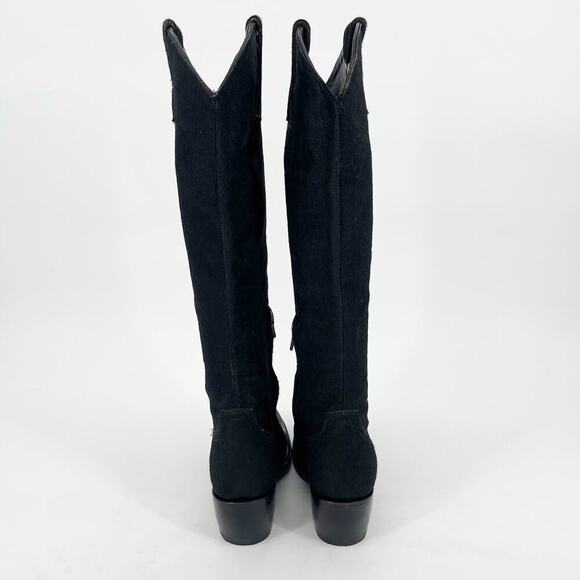 NWOB Old Gringo Black Mayra Hair on Hyde Leather Tall Western Cowgirl Boot 6.5 - Picture 8 of 12